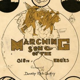 Marching song of the 318th Eng'rs