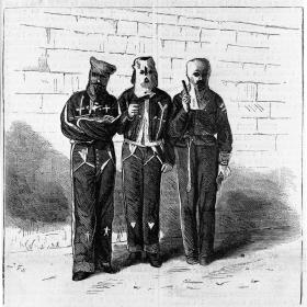 Managing Hostility in the Southern States: Mississippi Ku-Klux in the Disguises in which They Were Captured
