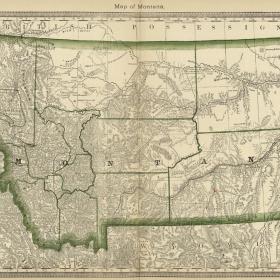 Montana during the War with Plains Native American Tribes