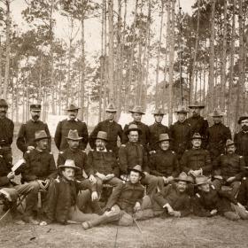 Major Gilbreath and Fellow Officers of the 11th U.S. Infantry