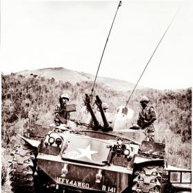 40mm Duster in the An Khê Pass