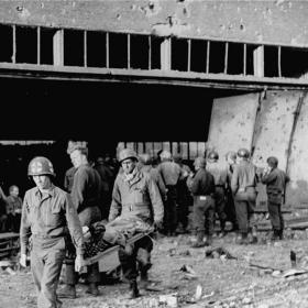 American Medics Evacuate Survivors from the Dora-Mittelbau Concentration Camp