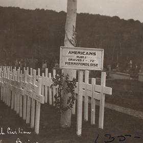 Temporary American Cemetery at Pierrefonds