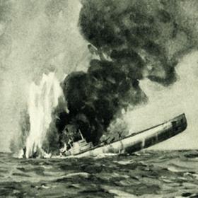 What the Navy is Doing : Downing the Hun Submarine