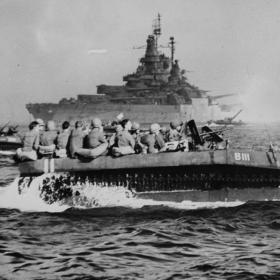 Army-Navy Show at Okinawa