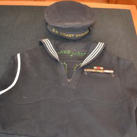 Coast Guard Service Dress Blues and Cap