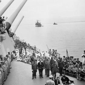 Japanese Delegates Sign Surrender Document