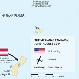 Map of the Mariana Islands