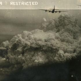 Smoke Rising from Osaka in Two Frames