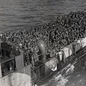Soldiers Crowd into Every Inch of a Reinforcement Transport