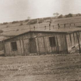 View of Prisoner Barracks in the Newly Liberated Ohrdruf Concentration Camp