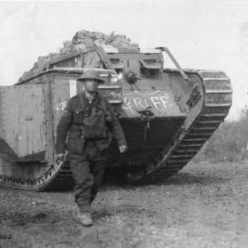 Tank headed to Saint Quentin Canal.